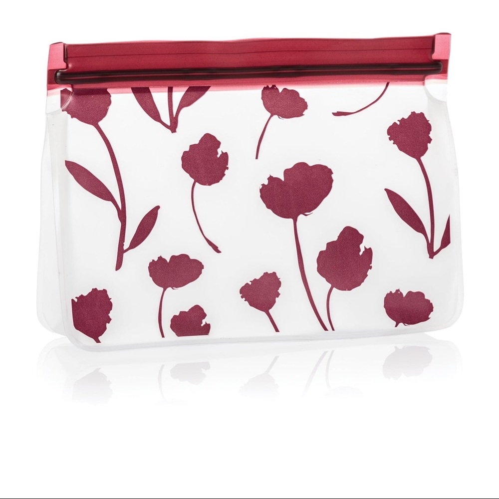 Thirty-One Delicate Floral Re-Useable Snack Bag Medium GREAT FOR SNA…